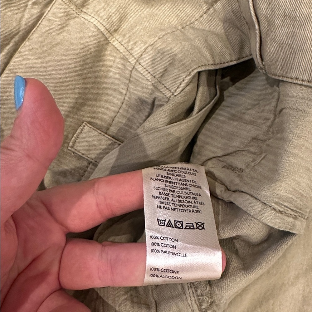 Free People Tan Pleated Bermuda Shorts - Picture 7 of 9